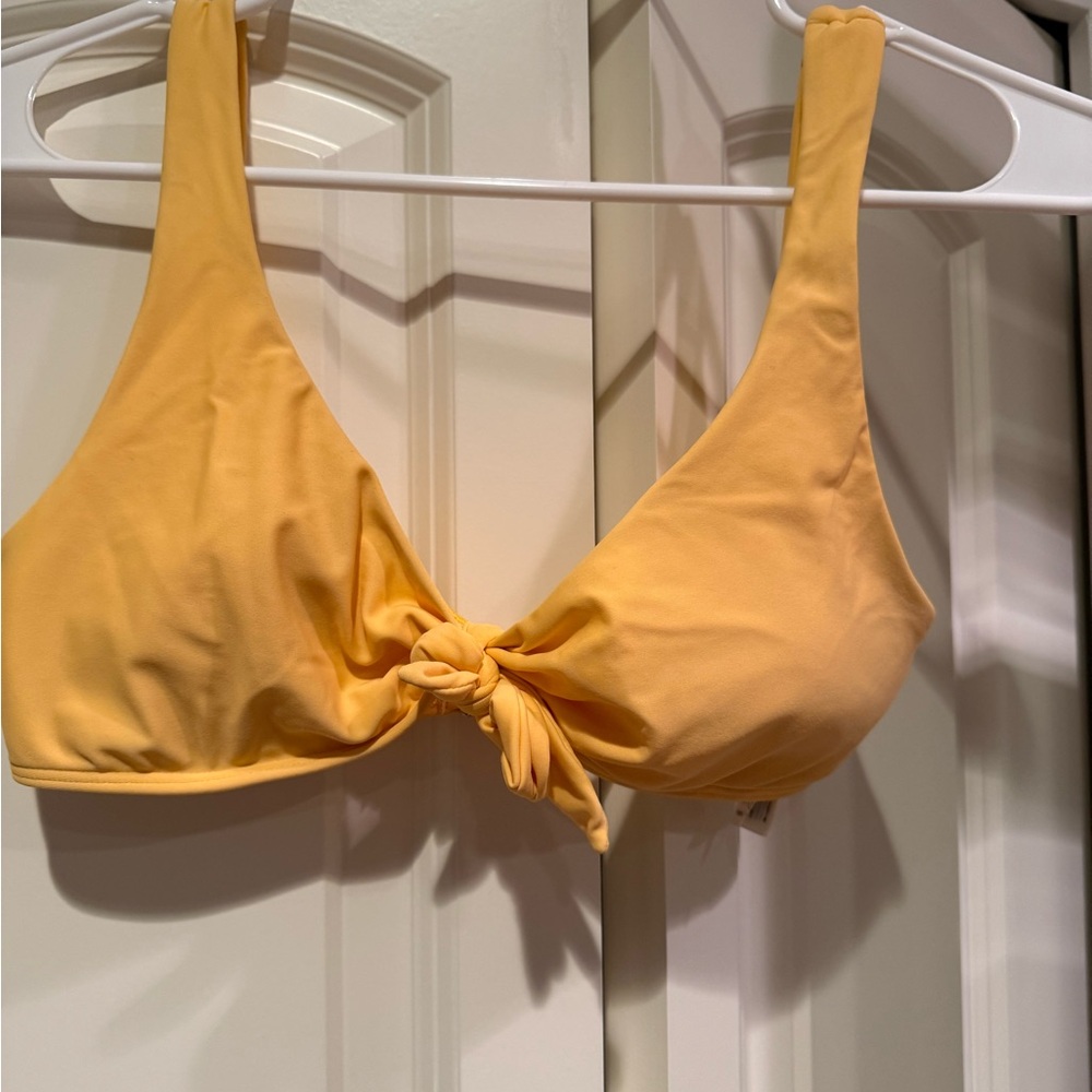 Hollister Sun Yellow Bikini Top